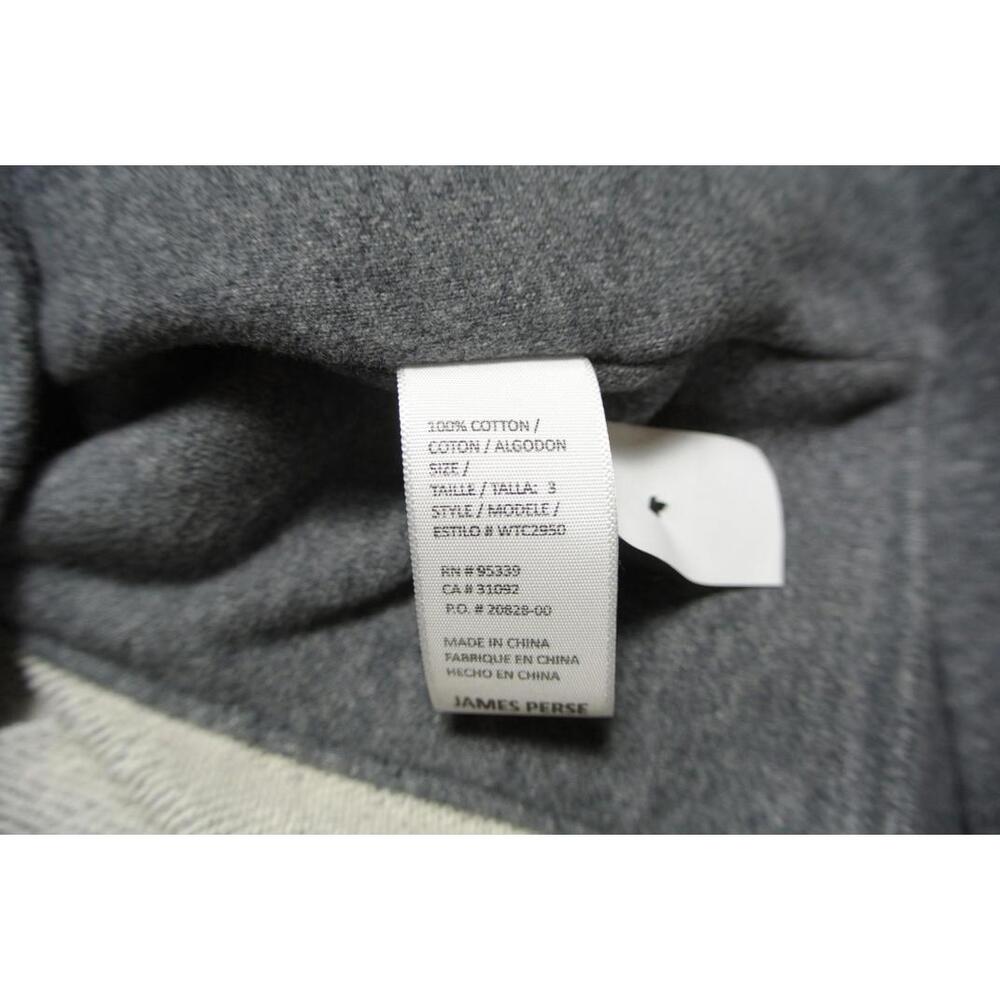 NEW, James Perse Military Fleece Jacket in Gray - Size 3 US M #SJ2142 - Picture 5 of 5